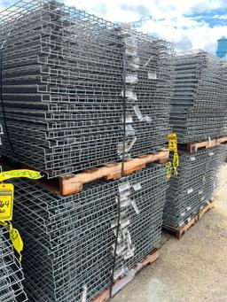 (94x) 3-Channel Waterfall Wire Decks, 36" X 52" (Some decks have cut outs for building support