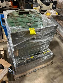 (2) Pigeonhole Cabinets w/ Contents of Forklift Parts & Hardware ($20 Loading fee will be added to