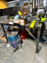 Welding Table, 50" X 42", w/ Vise 8" Jaw Width ($20 Loading fee will be added to buyer's invoice)