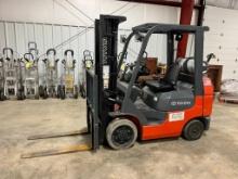 Toyota 5,000-LB. Capacity Forklift, Model 7FGCU25, S/N 88904, LPG Gas, Non-Making Cushion Tires,