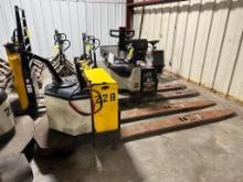 Crown Walkie/Rider Electric Pallet Jack, 8' Forks ($10 Loading fee will be added to buyer's invoice)