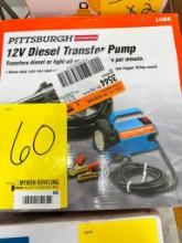 (New) Pittsburgh 12 V Diesel Transfer Pump