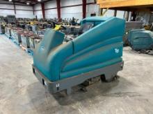 Tennant Sit-Down Floor Scrubber, Model T15, S/N: T15-15810, 36 Volt, 4,452 Hours ($10 Loading fee