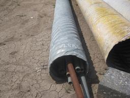 Tin Horn 12"x20' with Misc pipe