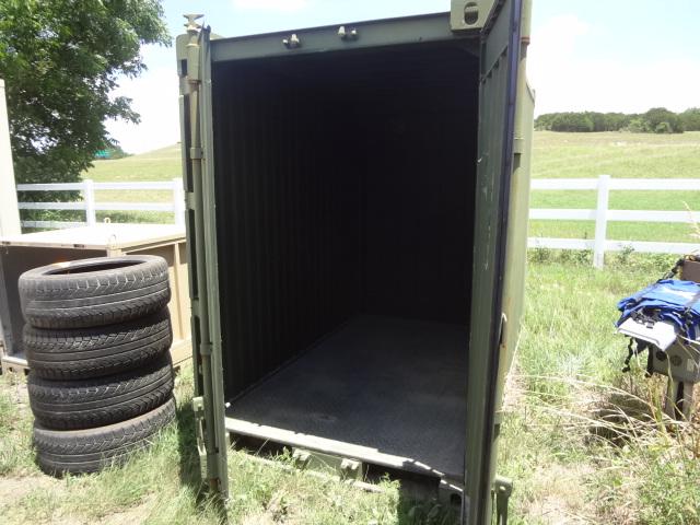 Shipping Container  8'x4'-9"x6'10" with metal floor