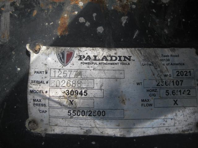 Paladin Model 30945 Skid Steel Fork Attachment