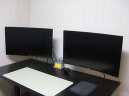 AOC 32" LCD Monitors and Desk Clamp Stand 2x$