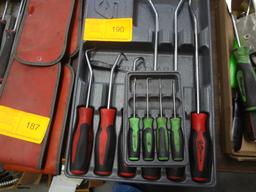 (2) Snap-on Hose Pick Sets 11 Total Pieces