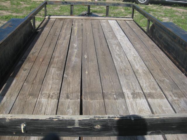 Tandem Axle 12' Bumper pull trailer Wheels 5"x4-1/4" Has Title
