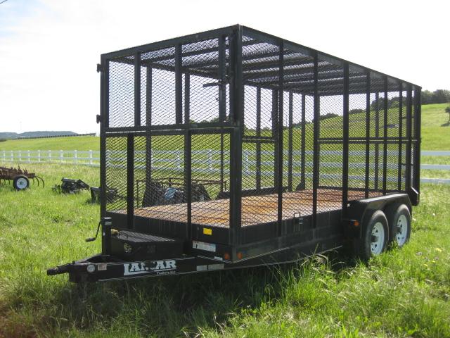 2014 Lamar 16' Hyd. Dump Trash Trailer Tandem Axle 5X5 Wheel bolt Pattern VIN M021406