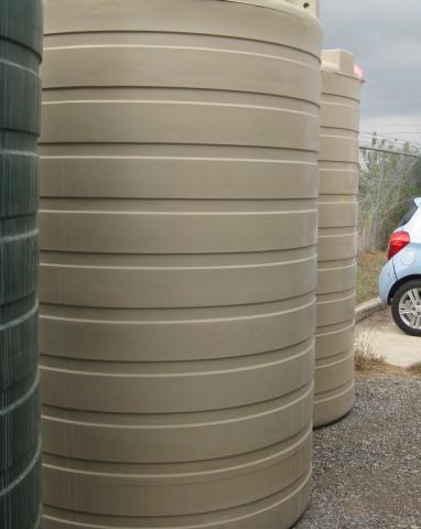 1100 Gallon Beige Above Ground Flat Bottom Tank Model  TLV01100BG