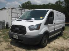 2015 Ford Transit Cargo Van Gas Auto VIN A84404 Odometer States 218,294