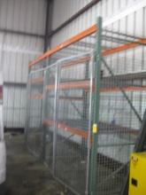 Sections Pallet Shelving with Security Cages 2X$