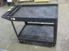 Black Plastic Inventory Cart