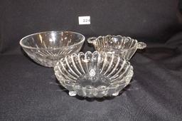 Glass Serving Bowls (3)