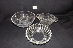 Glass Serving Bowls (3)