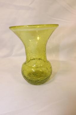 Glass Vases (2) & Cruet