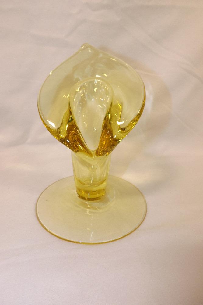 Glass Vases (2) & Cruet