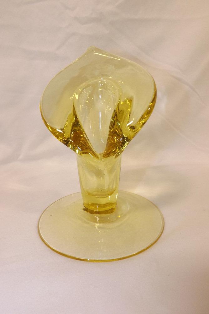 Glass Vases (2) & Cruet