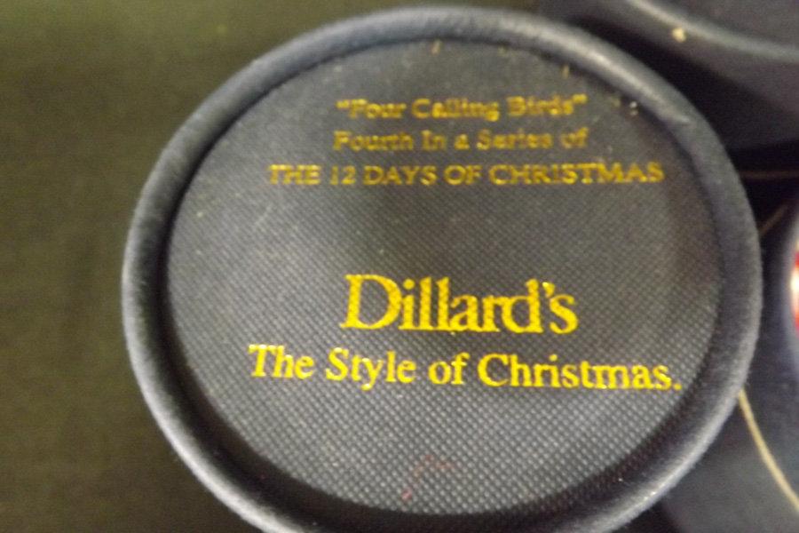Dillard's Twelve Days of Christmas Ornaments (7)
