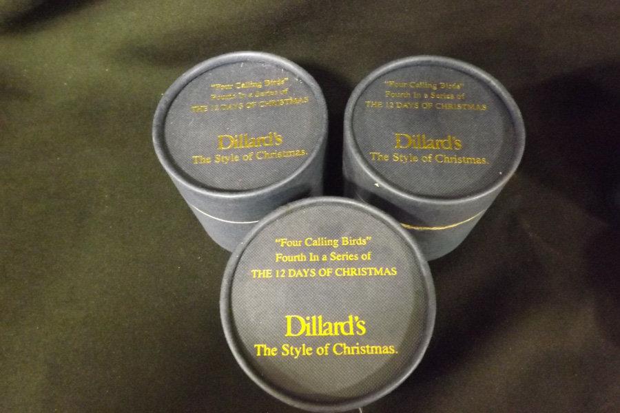 Dillard's Twelve Days of Christmas Ornaments (7)