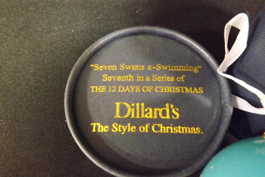 Dillard's Twelve Days of Christmas Ornaments (7)