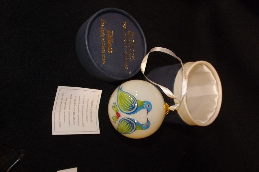 Dillard's Twelve Days of Christmas Ornaments (7)