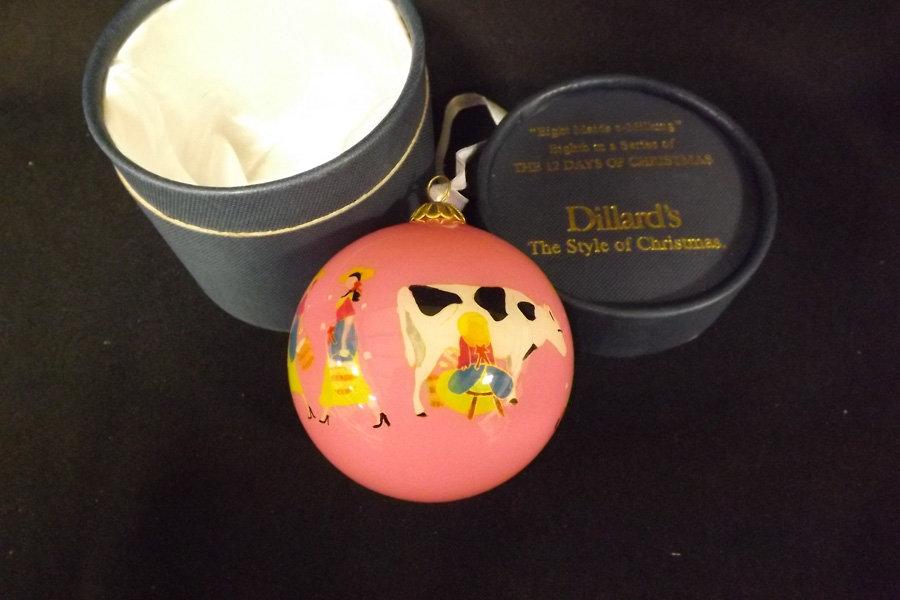 Dillard's Twelve Days of Christmas Ornaments (7)