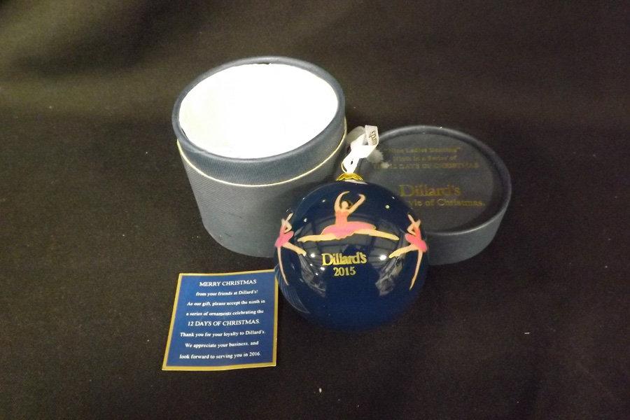 Dillard's Twelve Days of Christmas Ornaments (7)