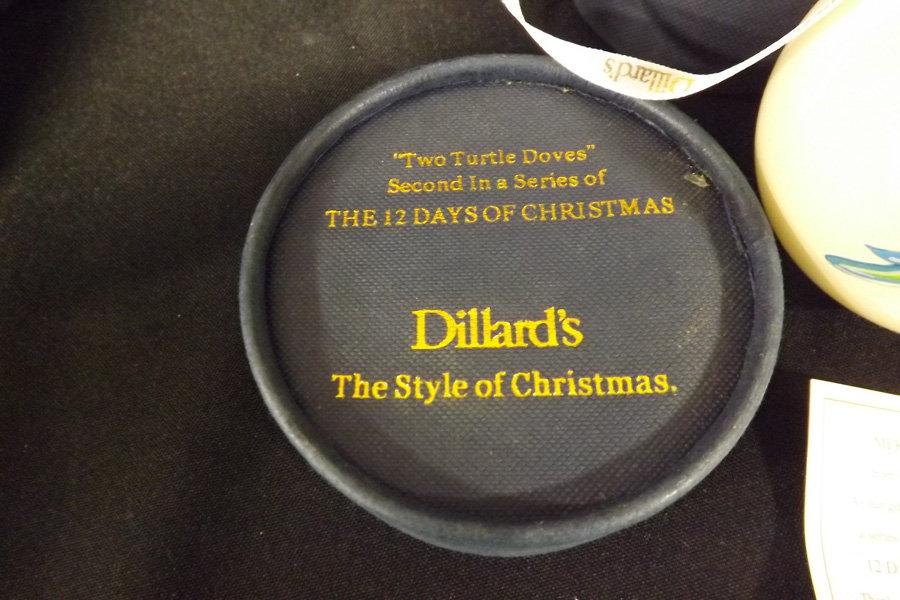 Dillard's Twelve Days of Christmas Ornaments (7)