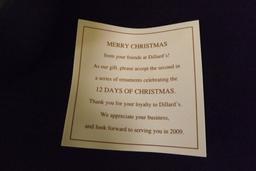 Dillard's Twelve Days of Christmas Ornaments (7)