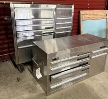 Hammerhead 2 Piece Stanless Steel Toolbox