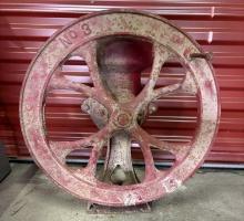 No 3 Cast Iron Red Antique Grinder