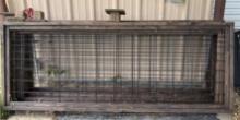 Large Wooden And Metal Fence Panels