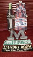Misc. Tin Metal Hanging Decor