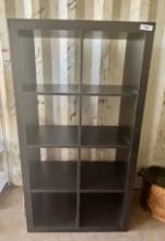 Black Wooden Cubical Bookcase
