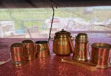 Labeled Vintage Copperware Appliances