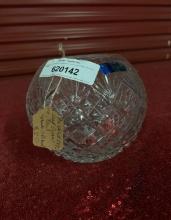 Handcut 24% Lead Crystal Bowl- Made In Poland