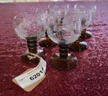 Vintage Roemer Romer Wine Coridal Green Grapvine G