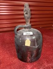 Antique Brown Stoneware Whiskey Jug Crock
