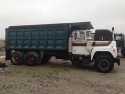 ’79 Mack 16’ steel bed dump w/tandem