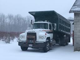 ’79 Mack 16’ steel bed dump w/tandem