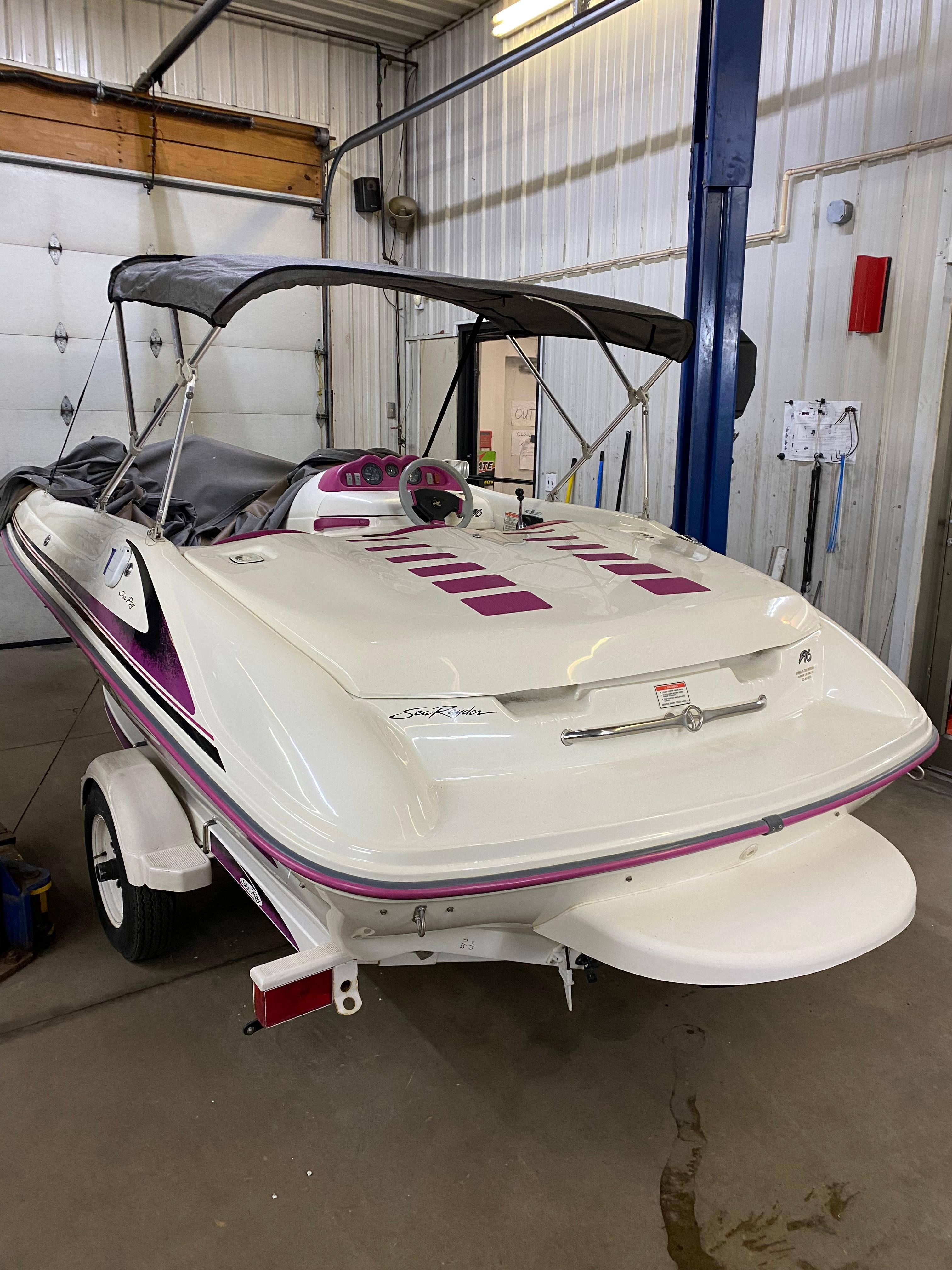 1996 Sea Ray F-16 Jet Boat & Trailer