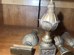 Decorative shelf items lot