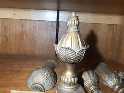 Decorative shelf items lot