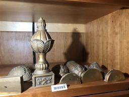 Decorative shelf items lot
