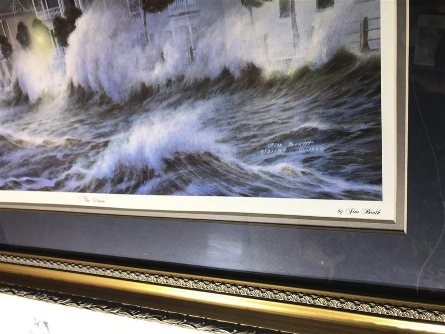Framed Charleston SC print by Jim Booth The Storm
