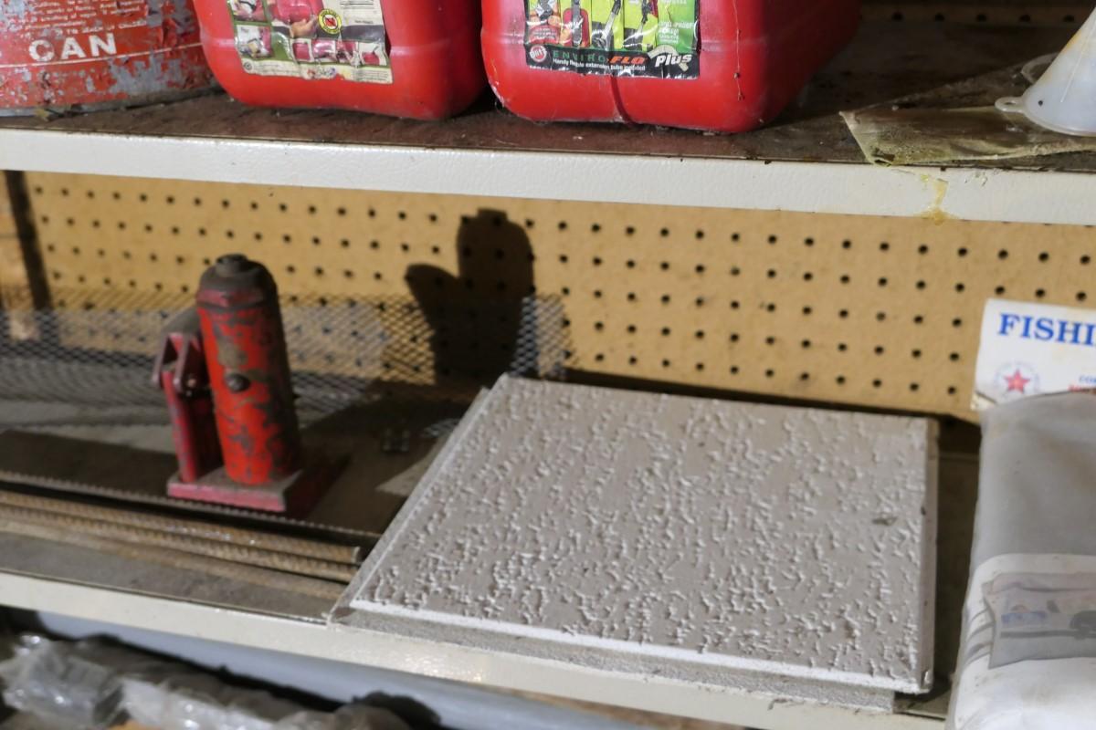 BBQ Grill, Shelf, contents and more lot