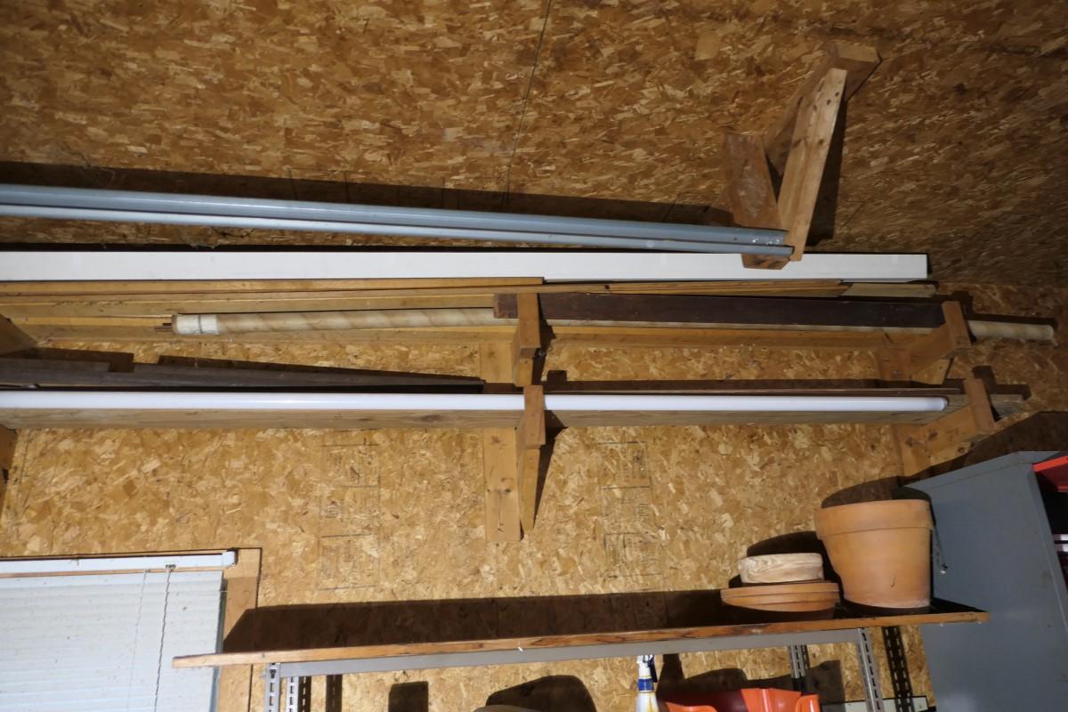 BBQ Grill, Shelf, contents and more lot