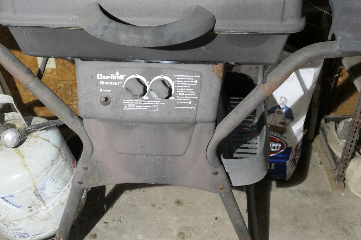 BBQ Grill, Shelf, contents and more lot